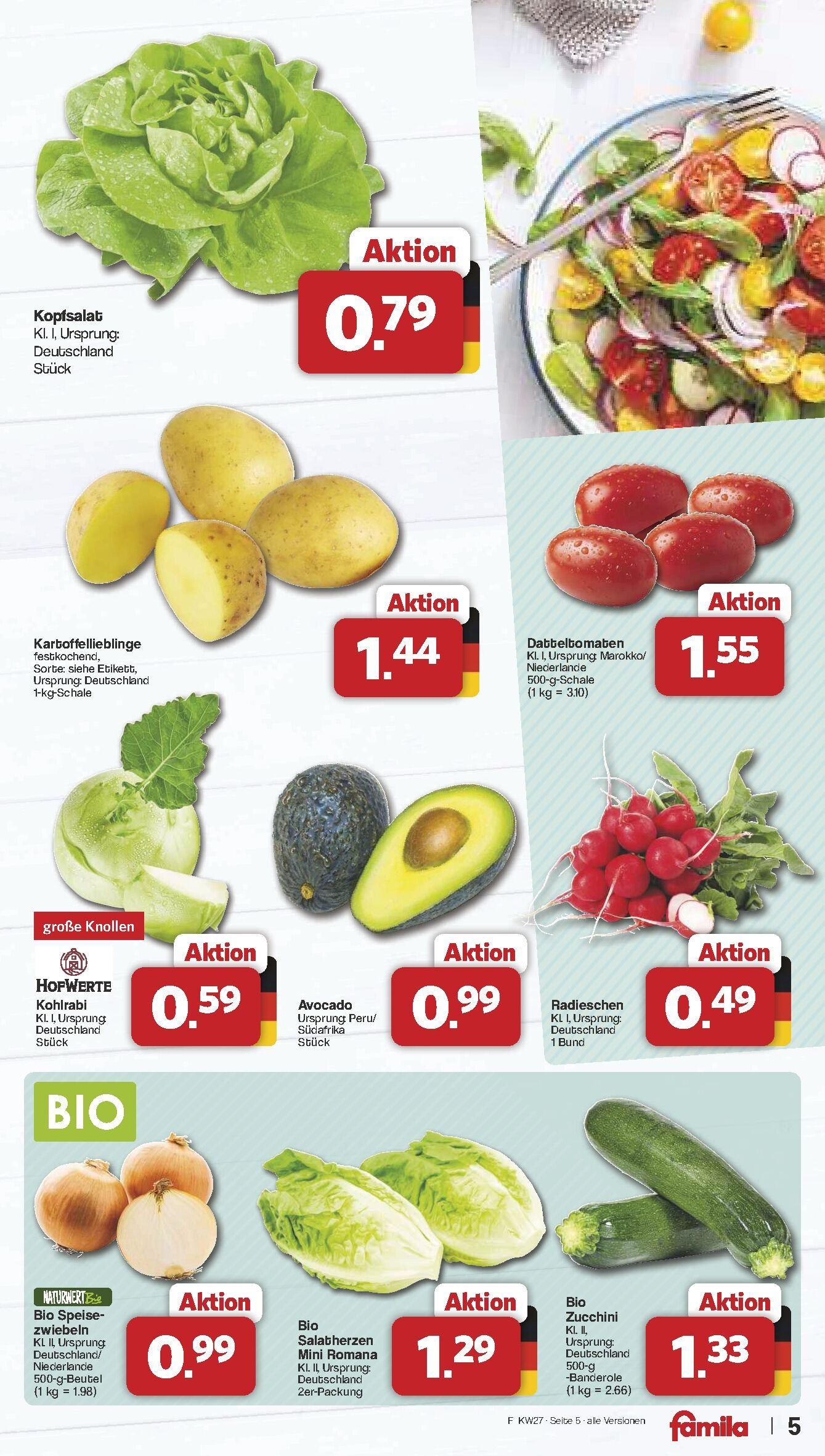 Famila Aktueller Prospekt ab Montag Seite 5