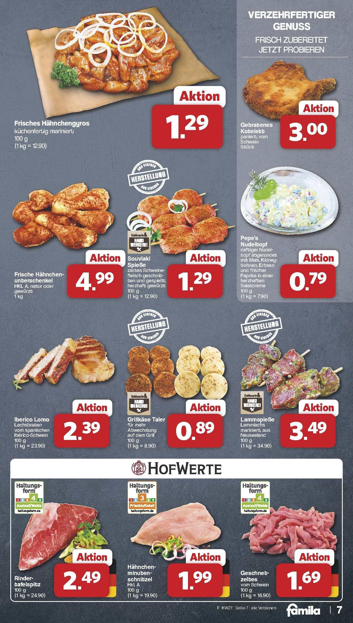 Famila Aktueller Prospekt ab Montag Seite 7
