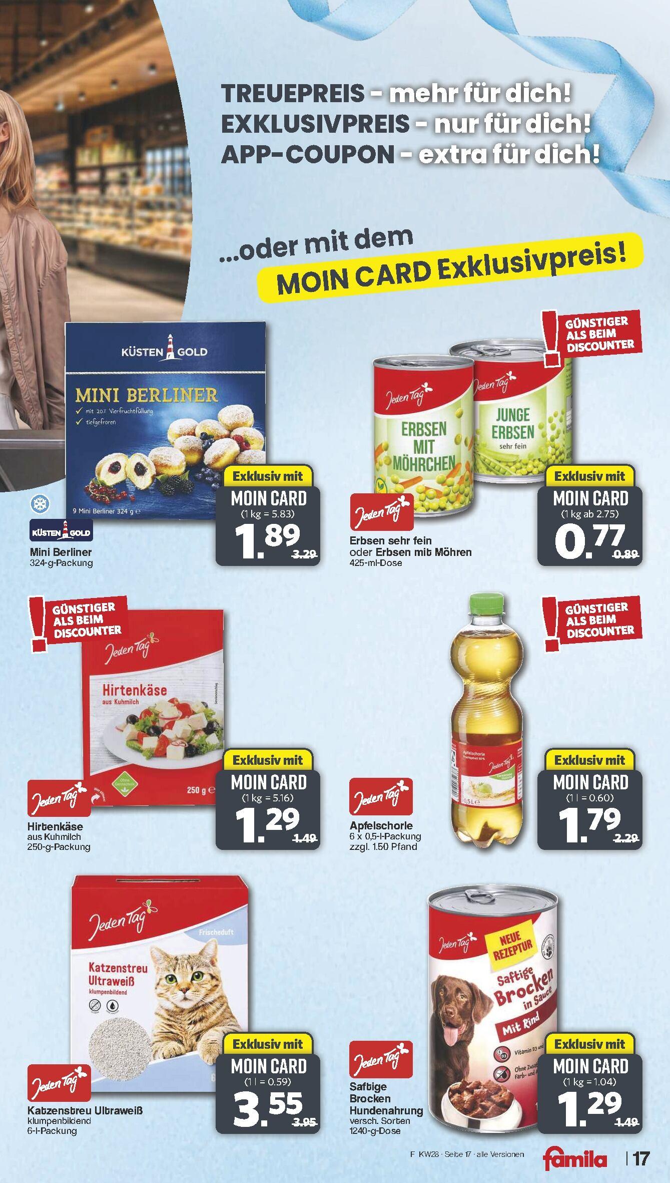 Famila Aktueller Prospekt ab Montag Seite 17