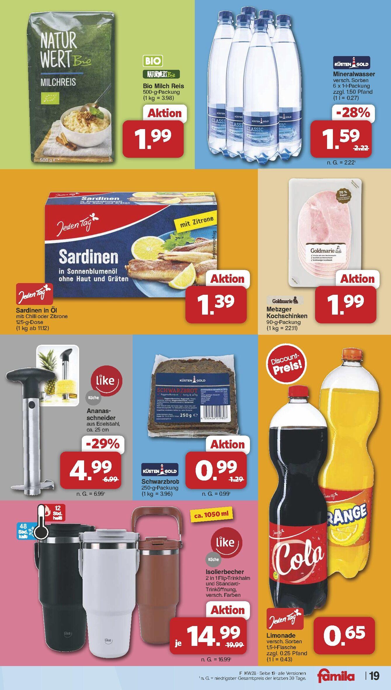Famila Aktueller Prospekt ab Montag Seite 19