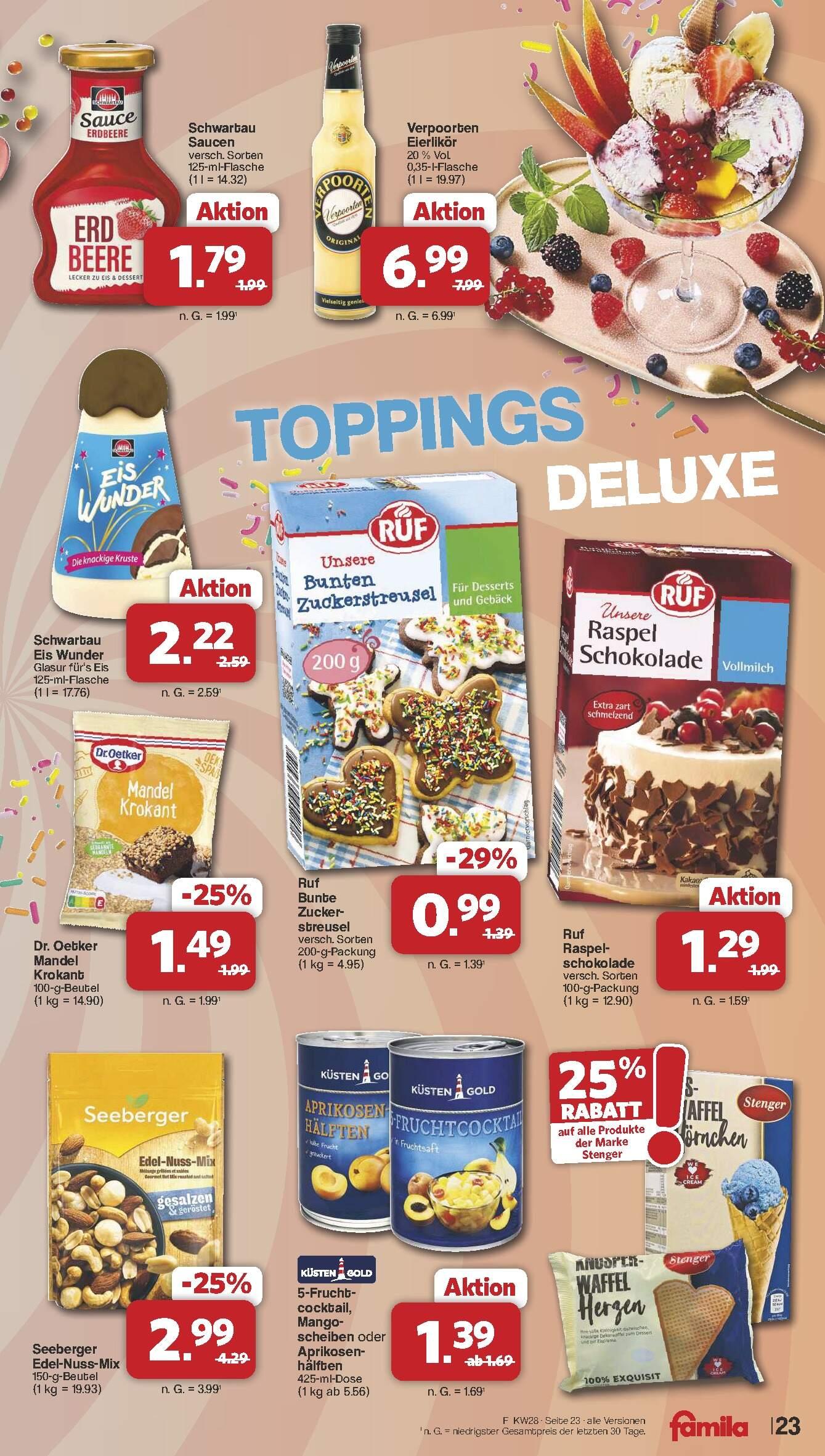 Famila Aktueller Prospekt ab Montag Seite 23