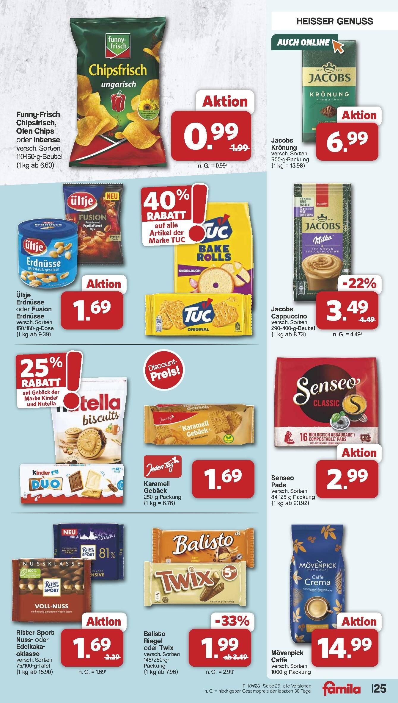 Famila Aktueller Prospekt ab Montag Seite 25