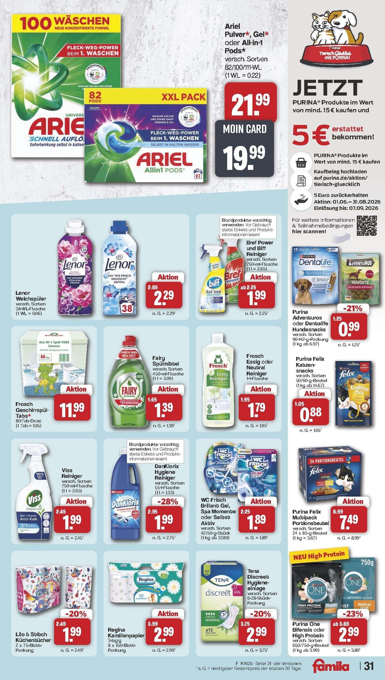 Famila Aktueller Prospekt ab Montag Seite 31