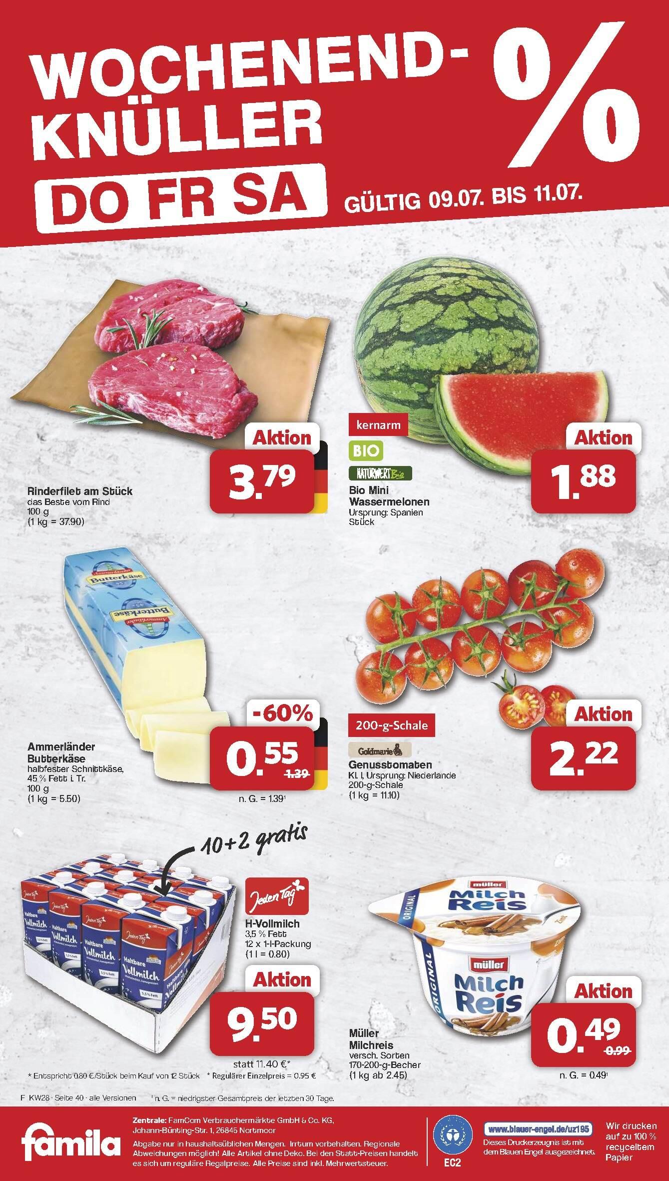 Famila Aktueller Prospekt ab Montag Seite 40