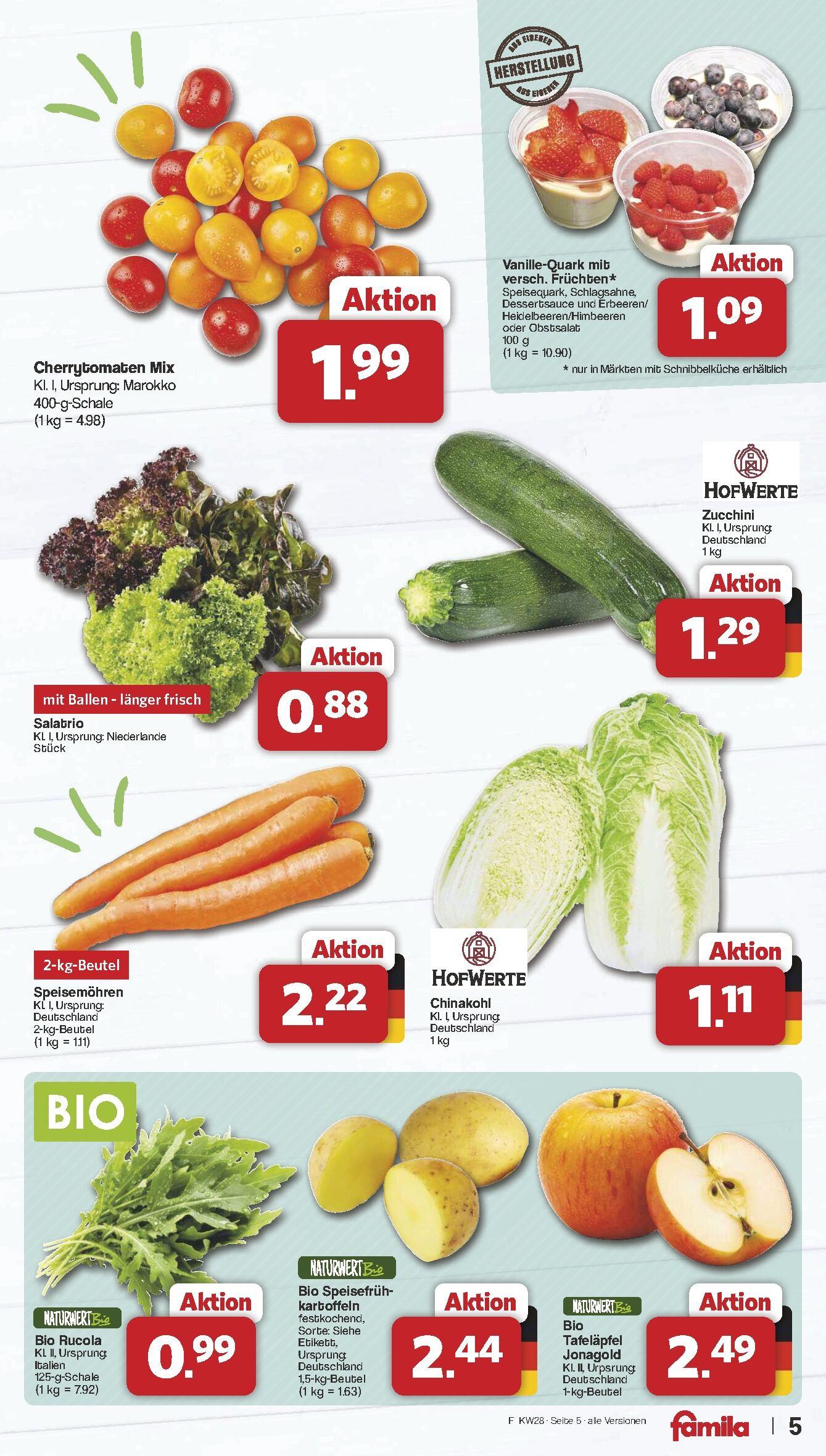 Famila Aktueller Prospekt ab Montag Seite 5