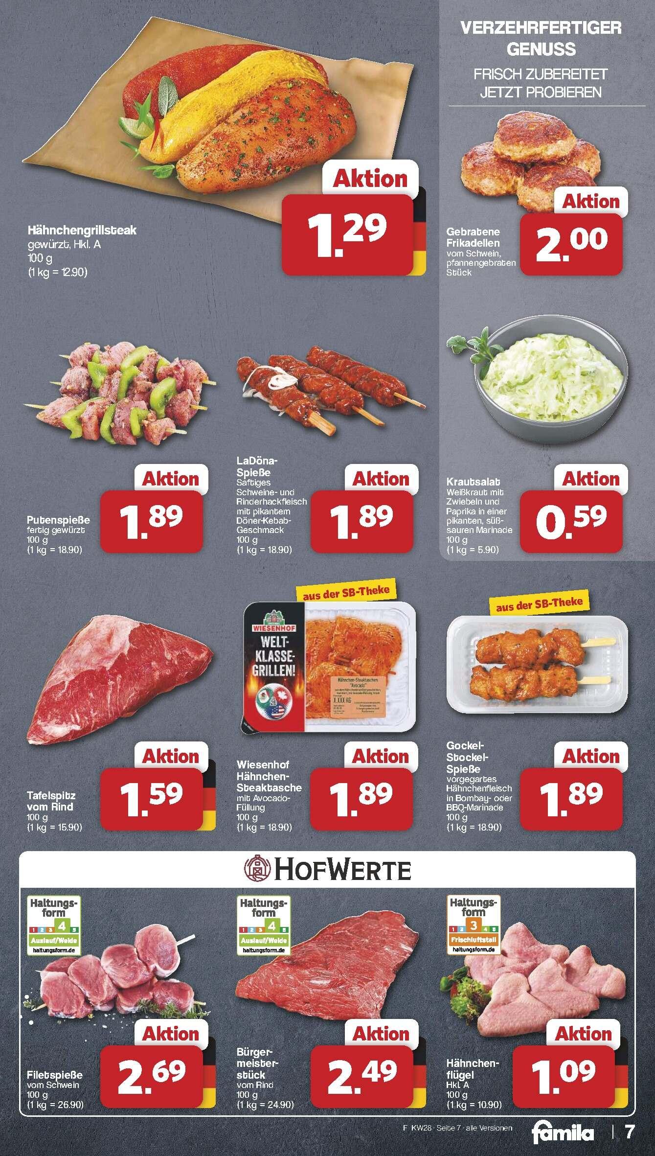 Famila Aktueller Prospekt ab Montag Seite 7