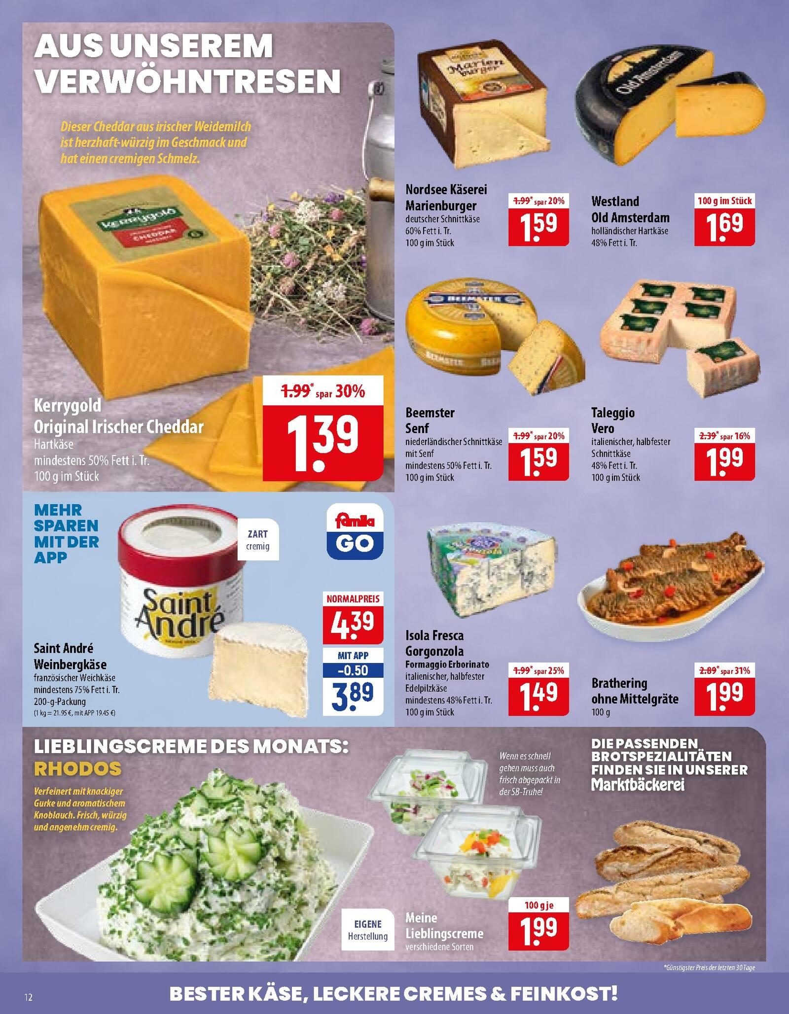 Famila Aktueller Prospekt ab Montag - Lübeck Seite 12