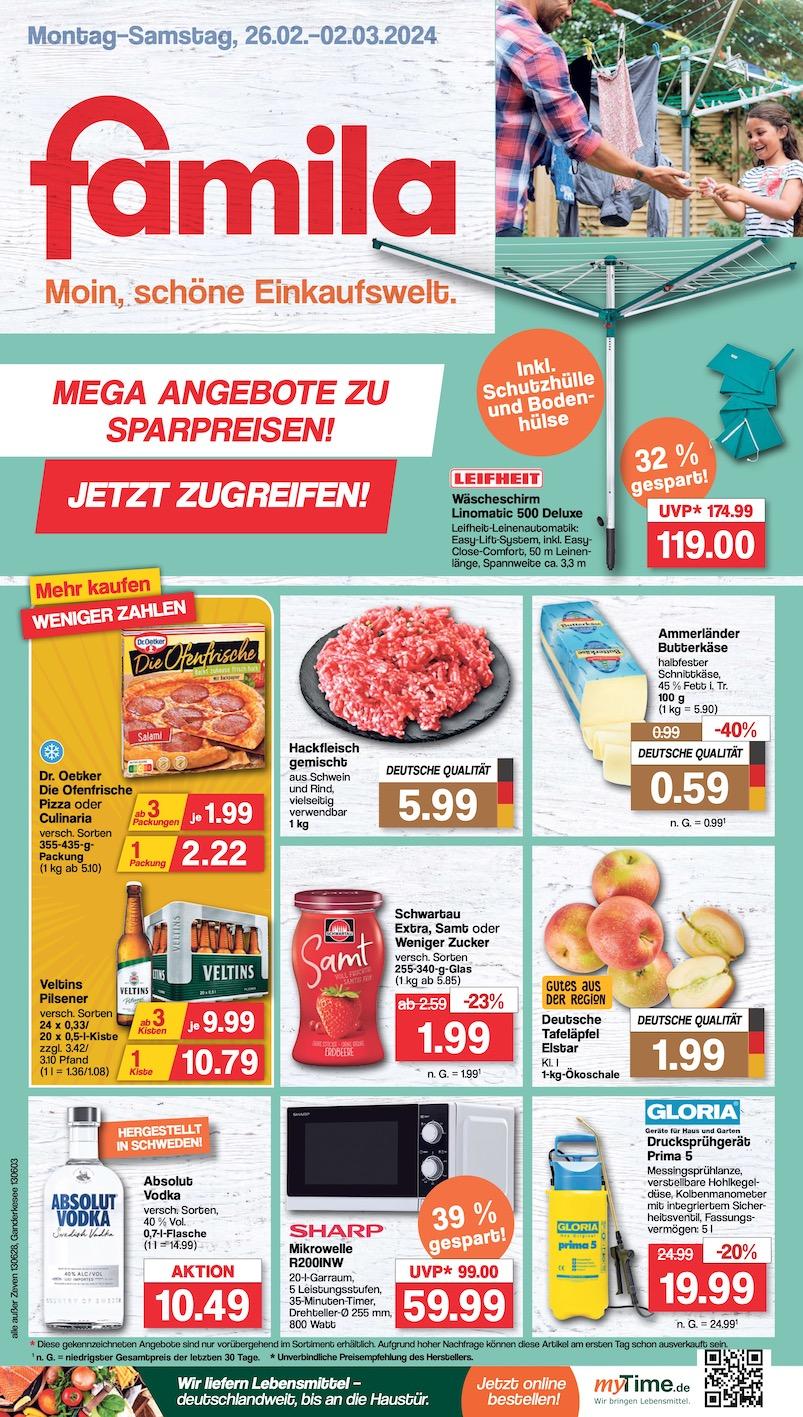 Famila Aktueller Prospekt ab Montag Seite 1