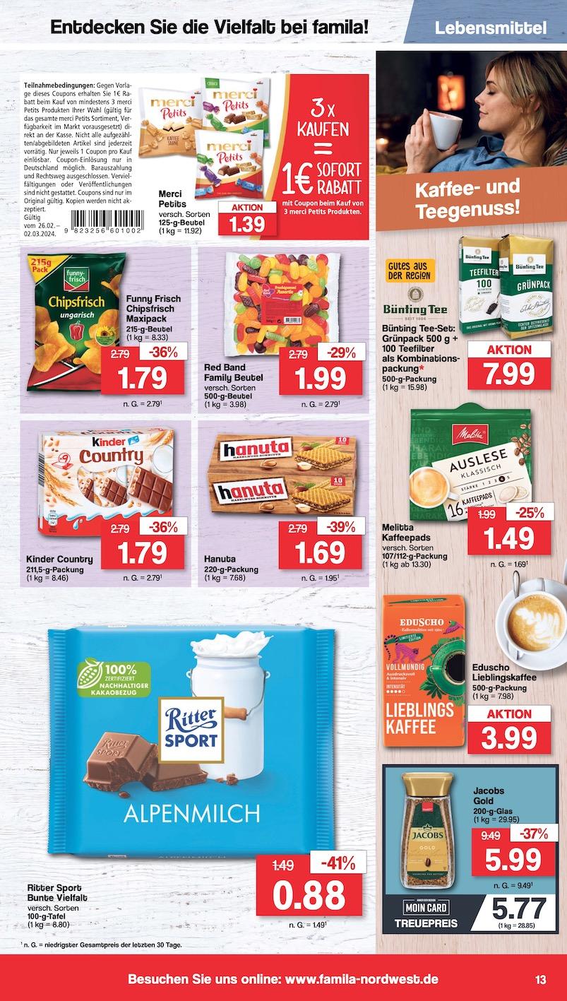 Famila Aktueller Prospekt ab Montag Seite 13