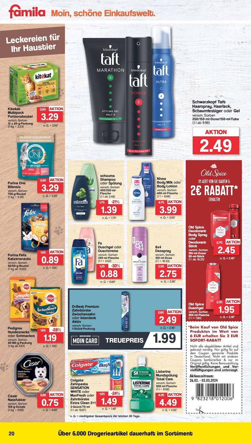 Famila Aktueller Prospekt ab Montag Seite 20