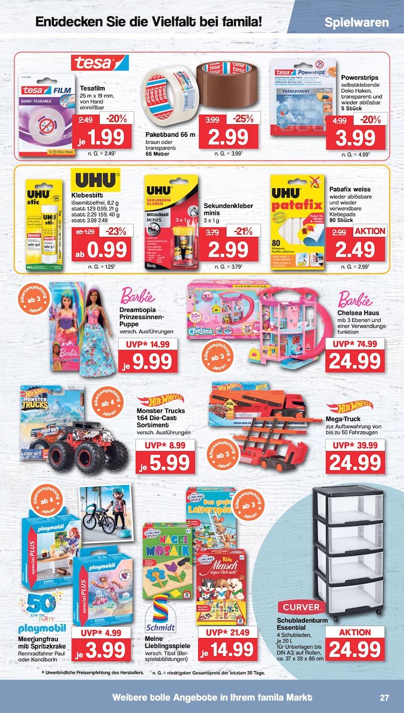 Famila Aktueller Prospekt ab Montag Seite 27