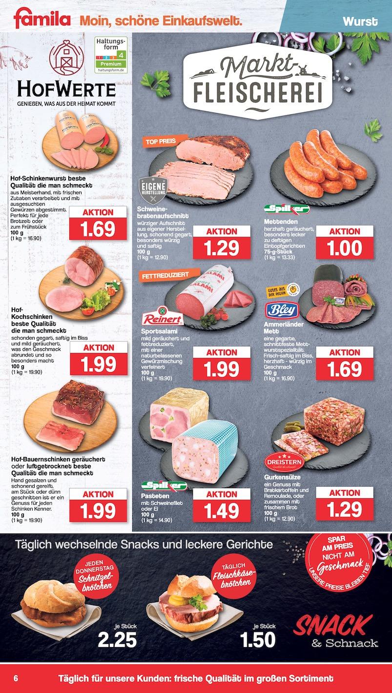 Famila Aktueller Prospekt ab Montag Seite 6