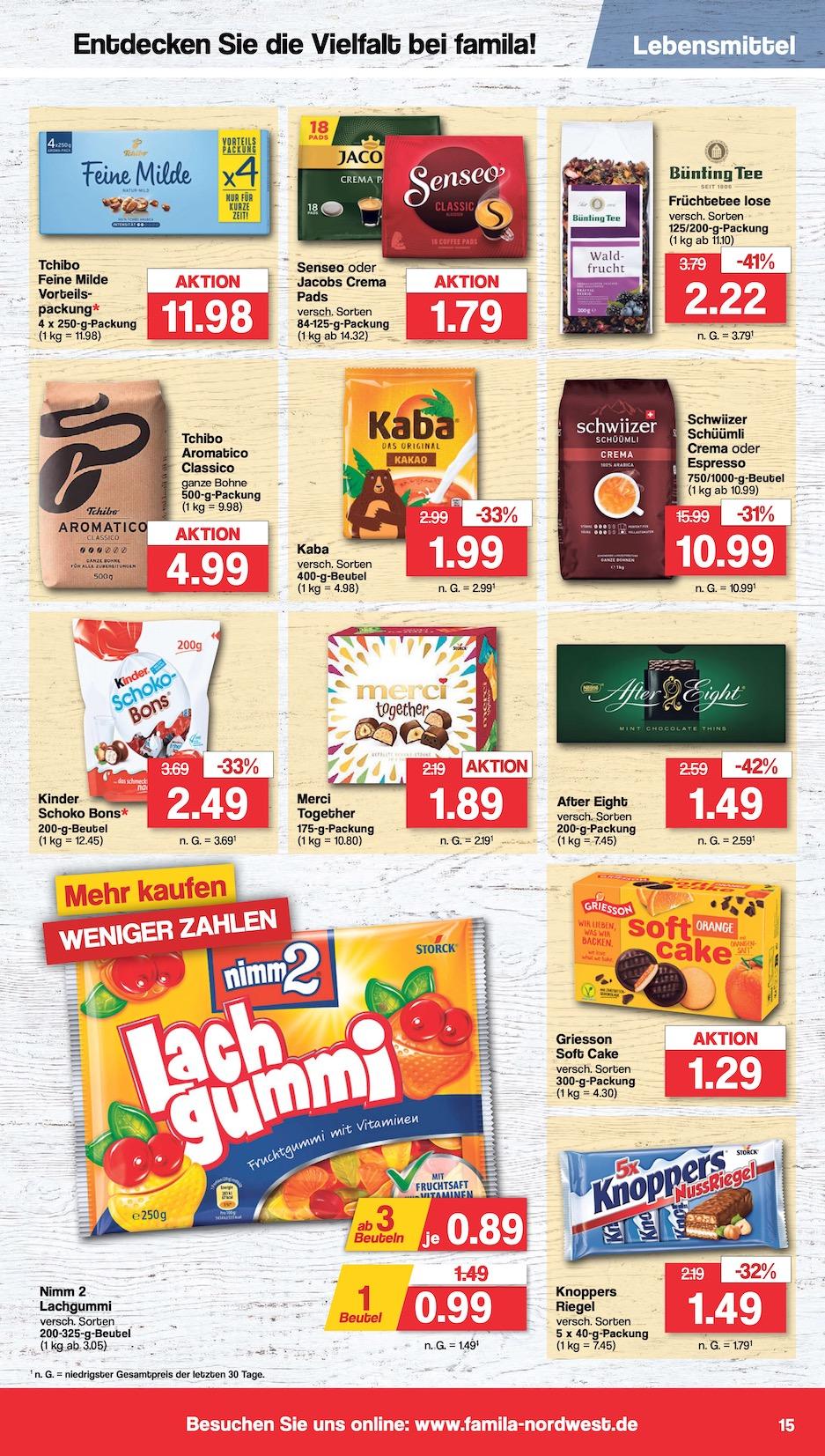 Famila Aktueller Prospekt ab Montag Seite 15