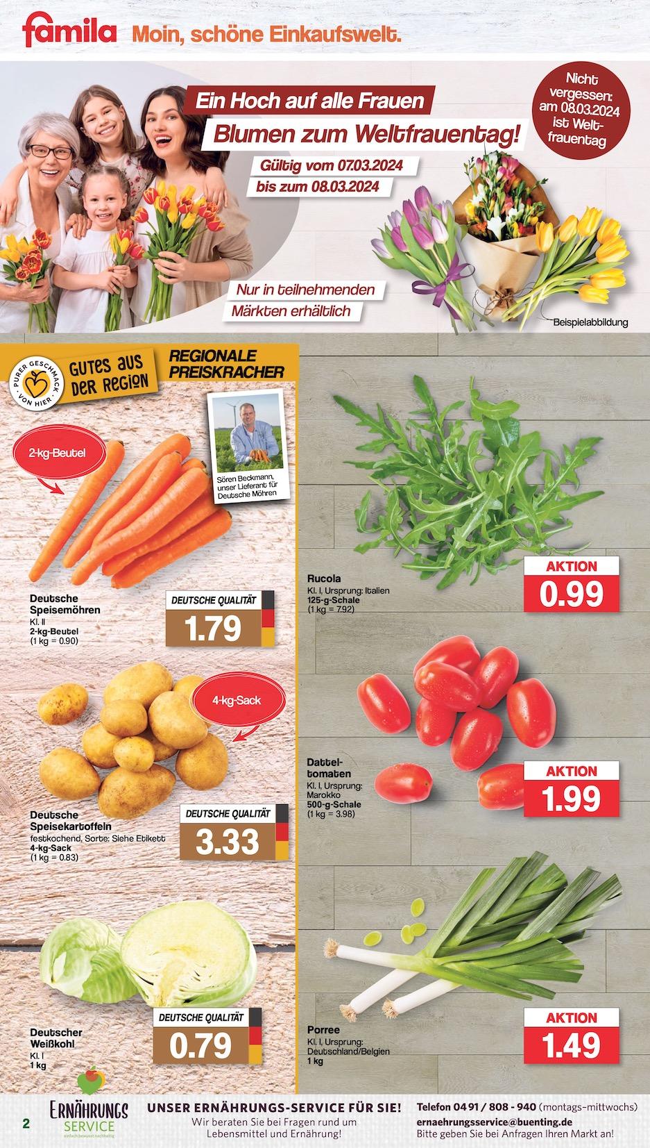 Famila Aktueller Prospekt ab Montag Seite 2