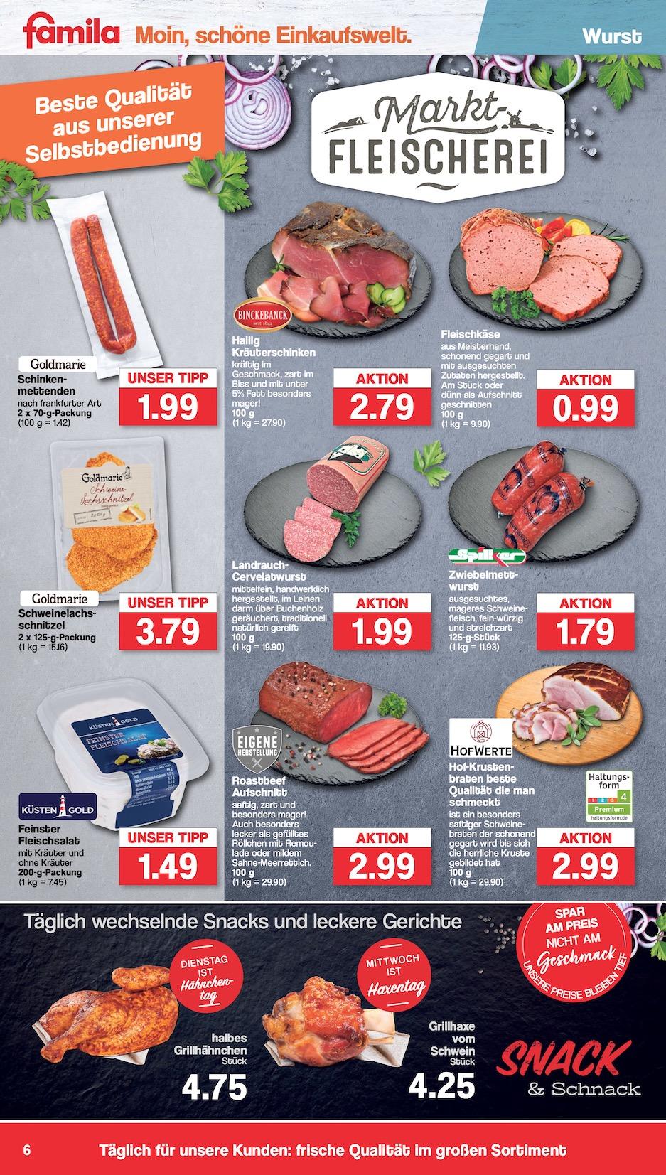 Famila Aktueller Prospekt ab Montag Seite 6