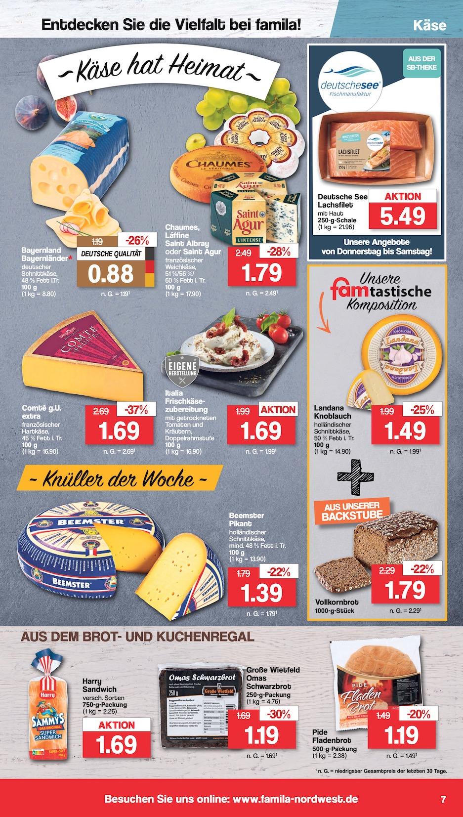 Famila Aktueller Prospekt ab Montag Seite 7