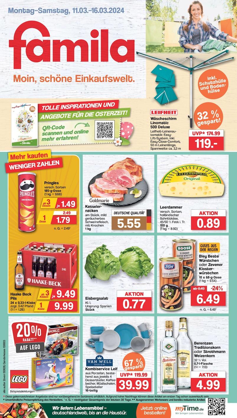 Famila Aktueller Prospekt ab Montag Seite 1