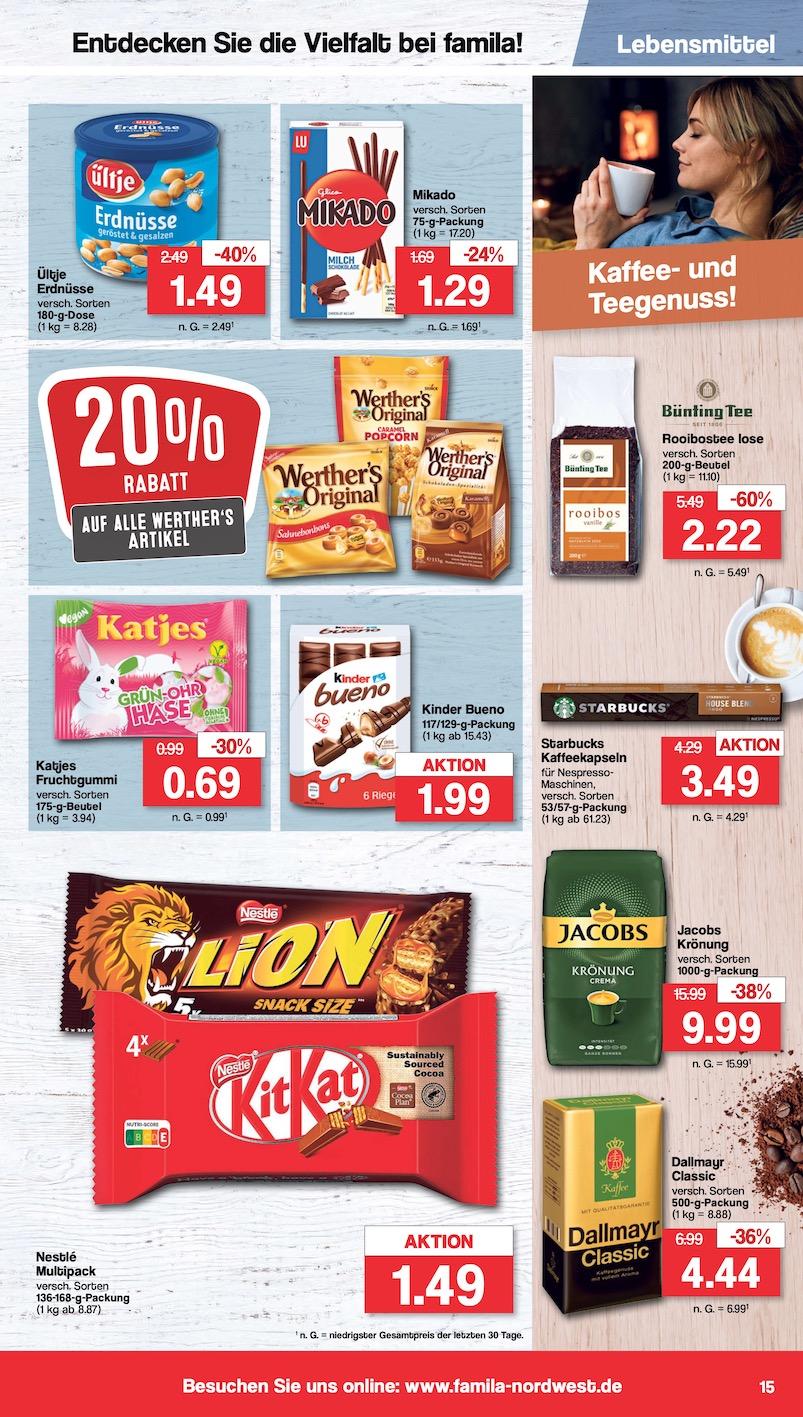 Famila Aktueller Prospekt ab Montag Seite 15
