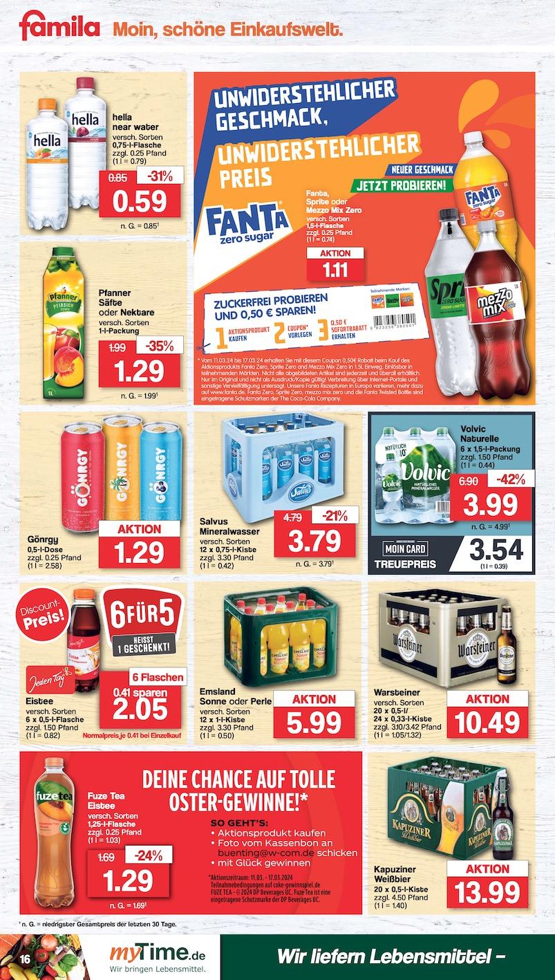 Famila Aktueller Prospekt ab Montag Seite 16