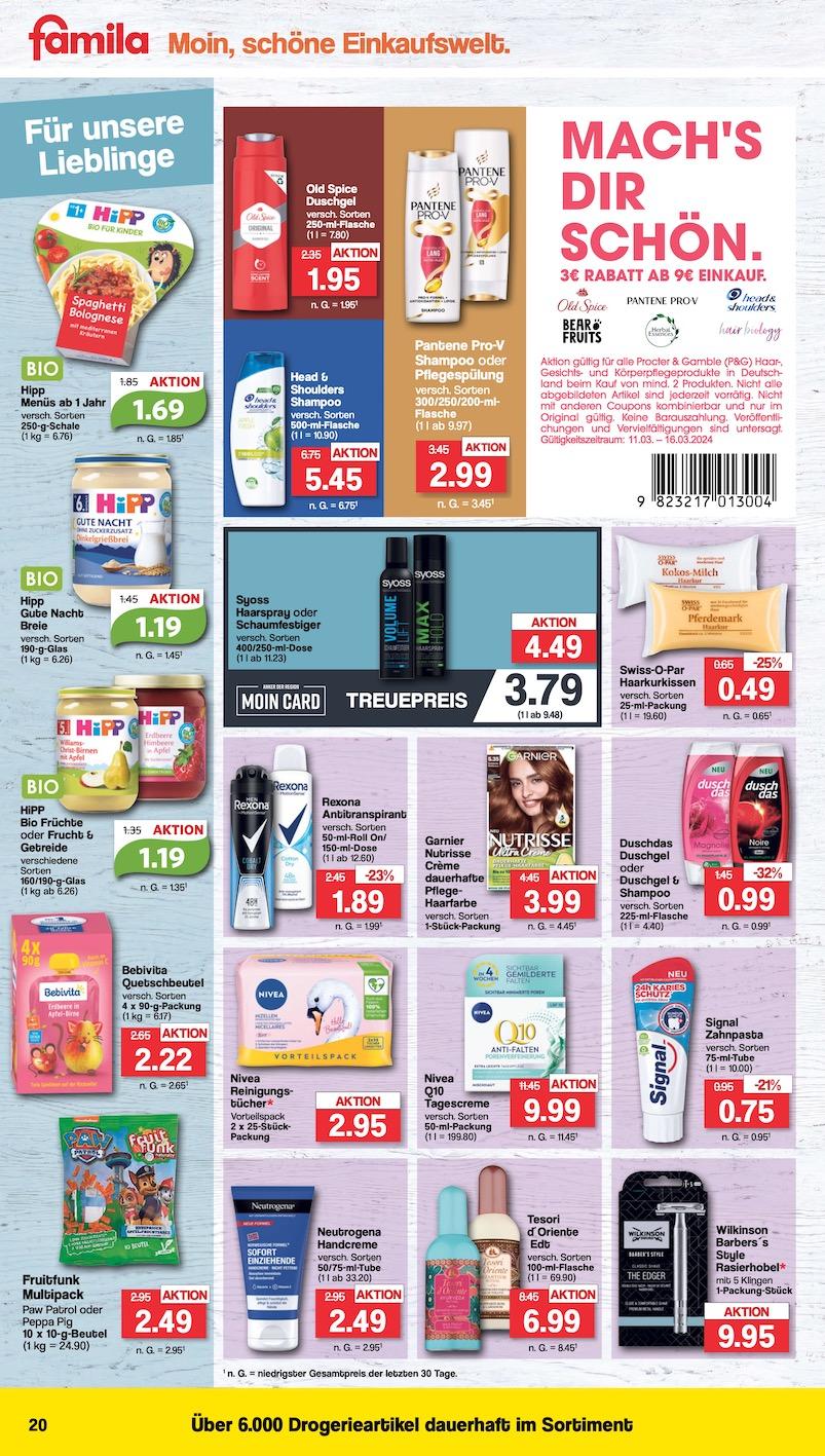 Famila Aktueller Prospekt ab Montag Seite 20