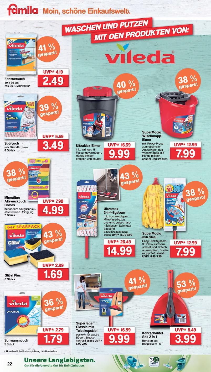 Famila Aktueller Prospekt ab Montag Seite 22