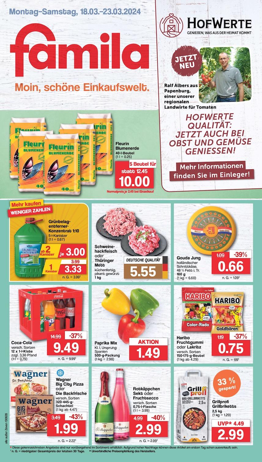 Famila Aktueller Prospekt ab Montag Seite 1