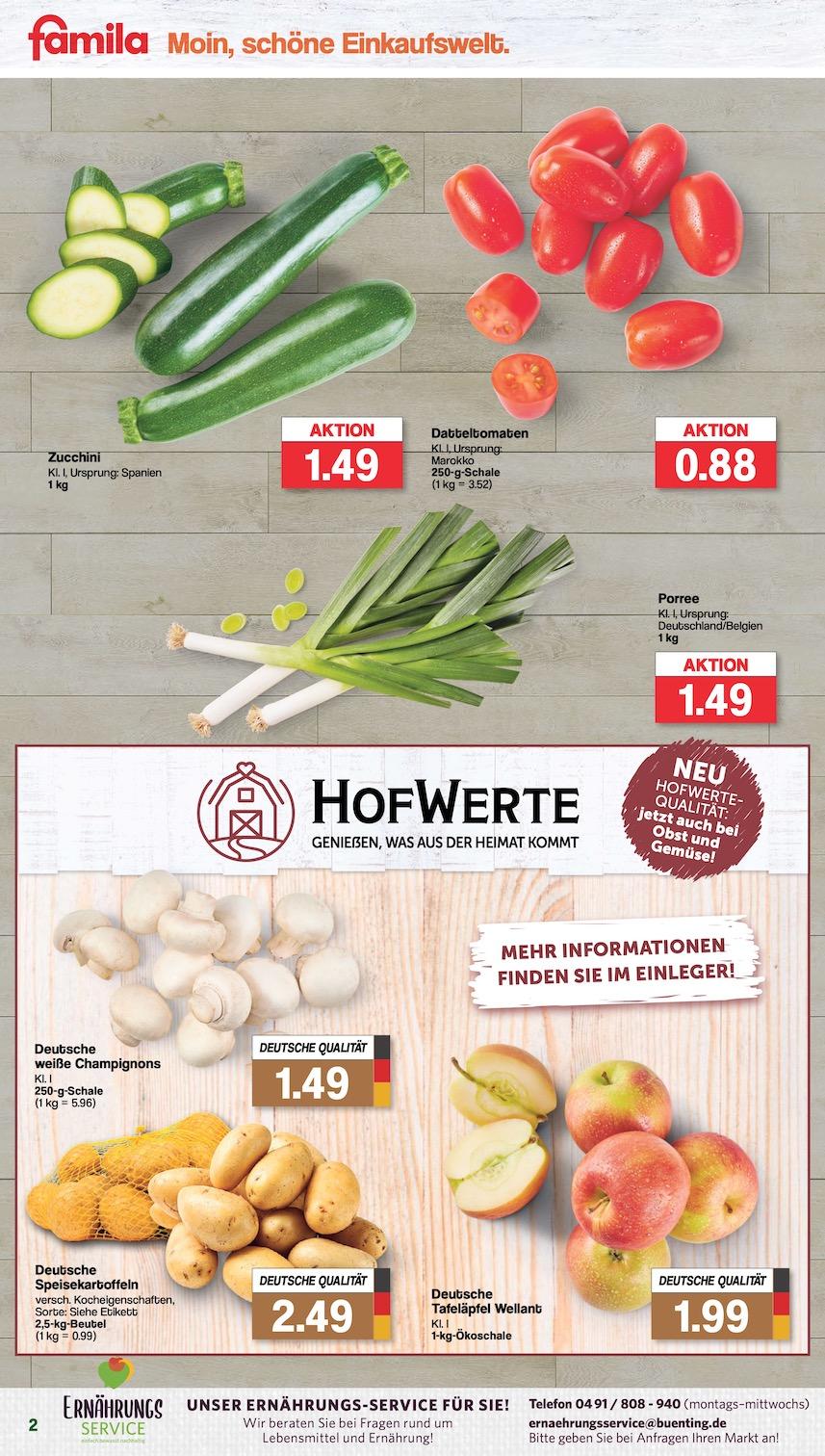 Famila Aktueller Prospekt ab Montag Seite 2