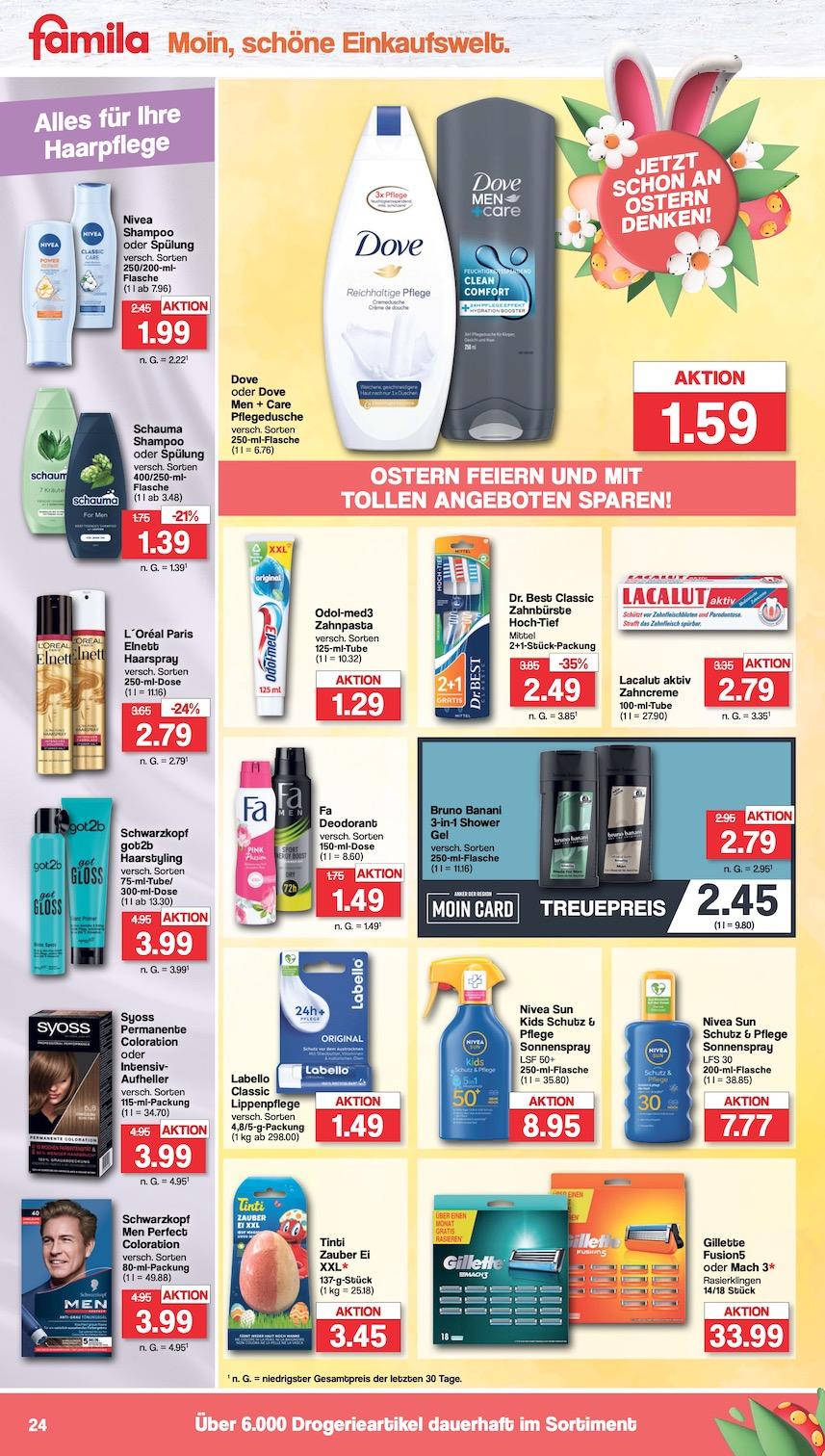 Famila Aktueller Prospekt ab Montag Seite 24