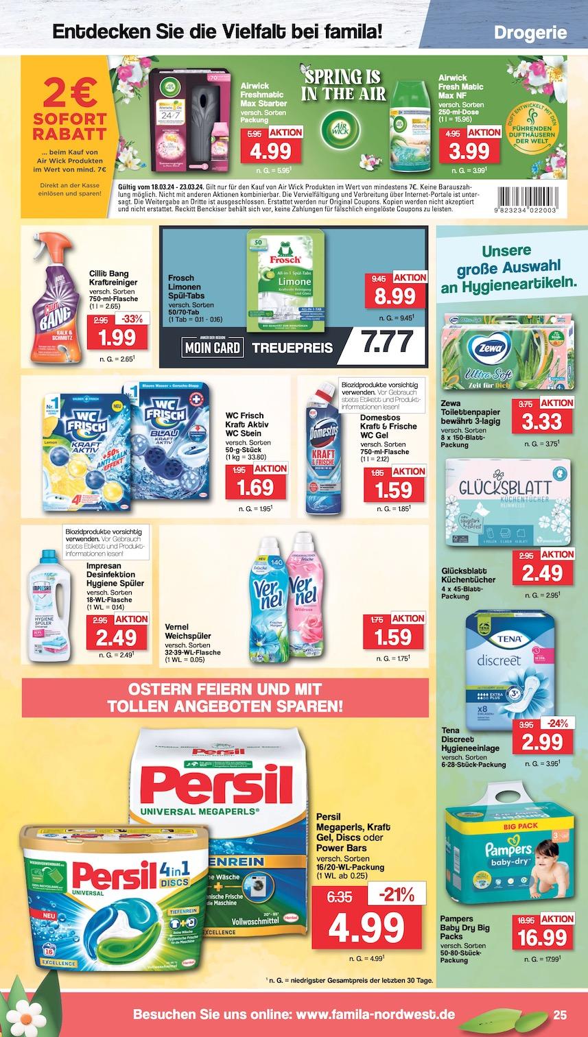 Famila Aktueller Prospekt ab Montag Seite 25