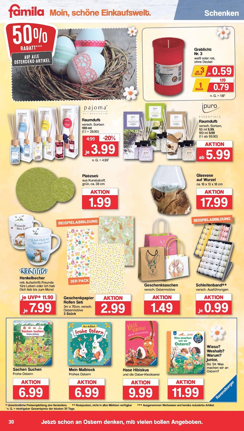 Famila Aktueller Prospekt ab Montag Seite 30