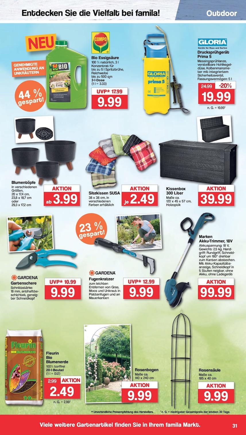 Famila Aktueller Prospekt ab Montag Seite 31
