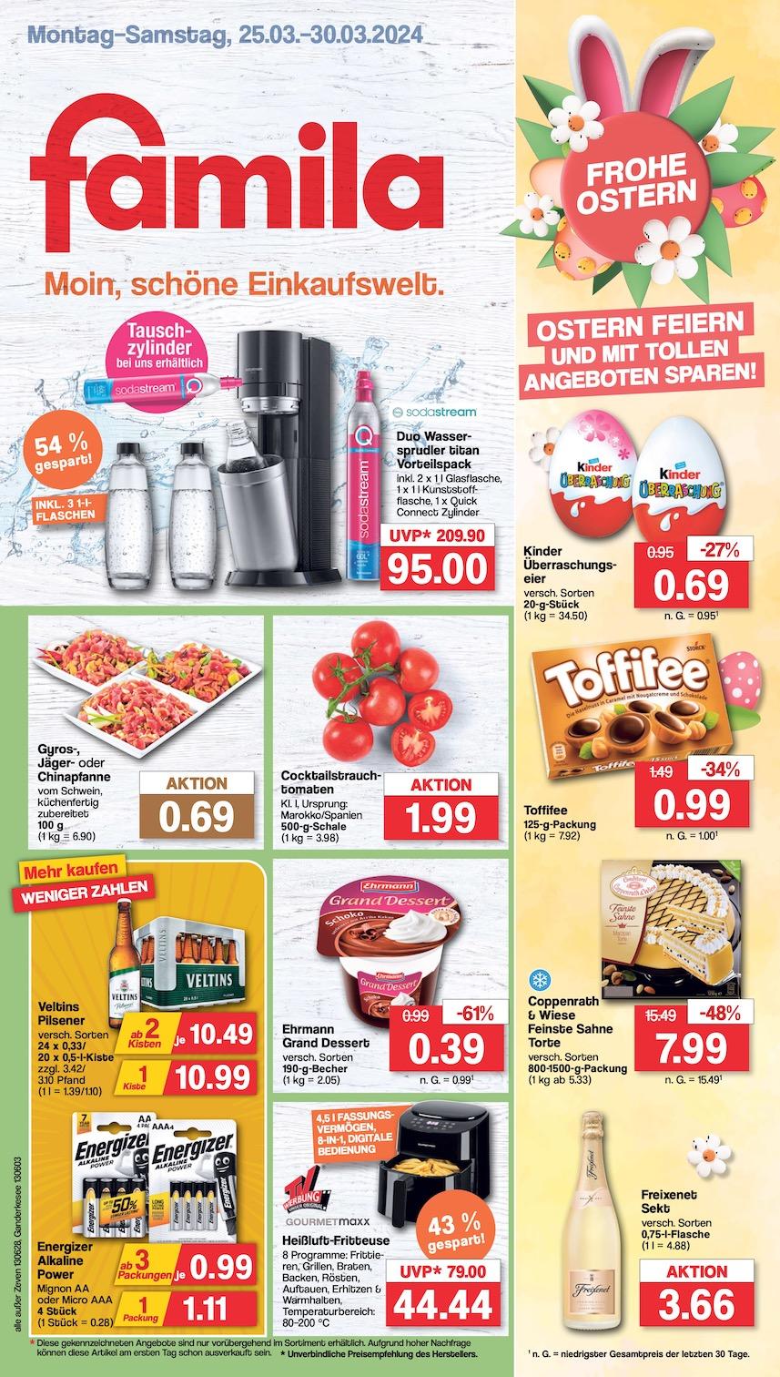 Famila Aktueller Prospekt ab Montag Seite 1