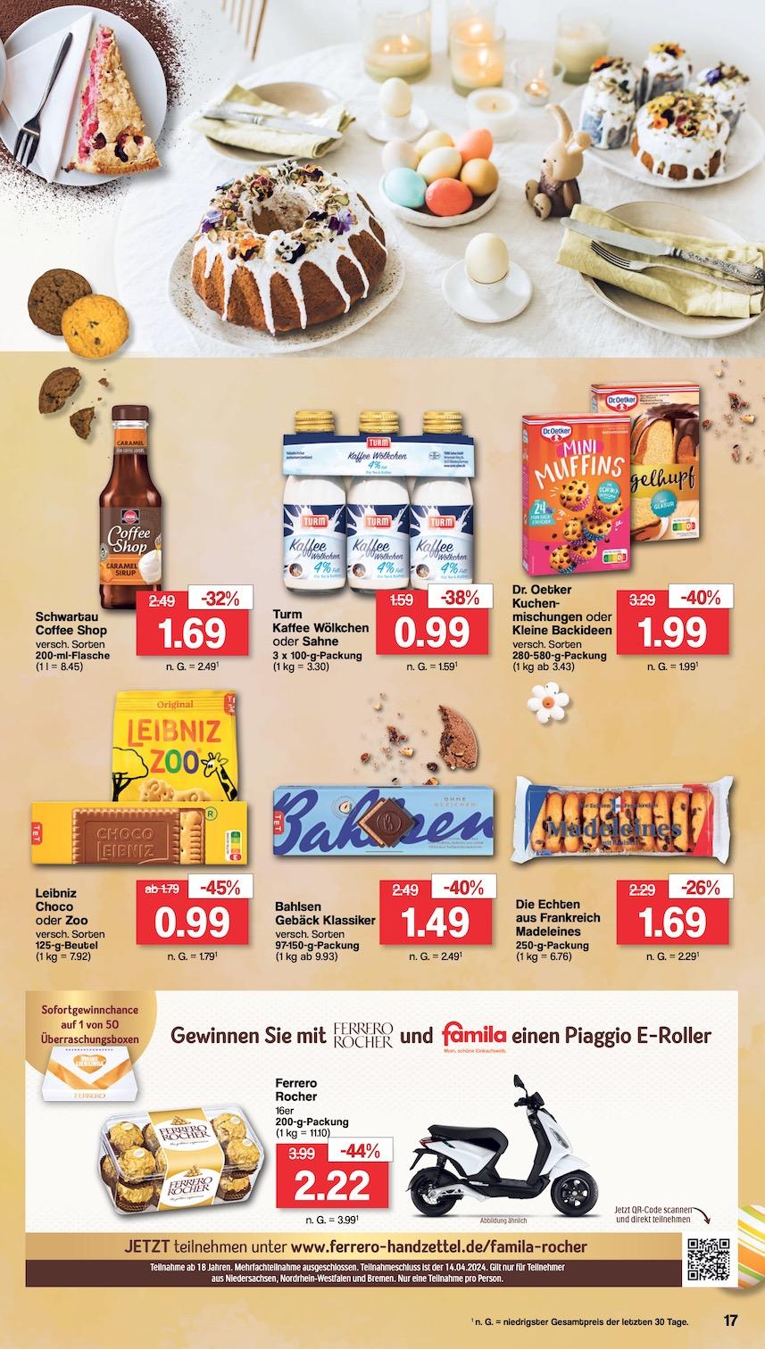 Famila Aktueller Prospekt ab Montag Seite 17
