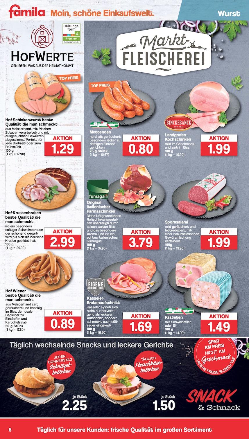Famila Aktueller Prospekt ab Montag Seite 6