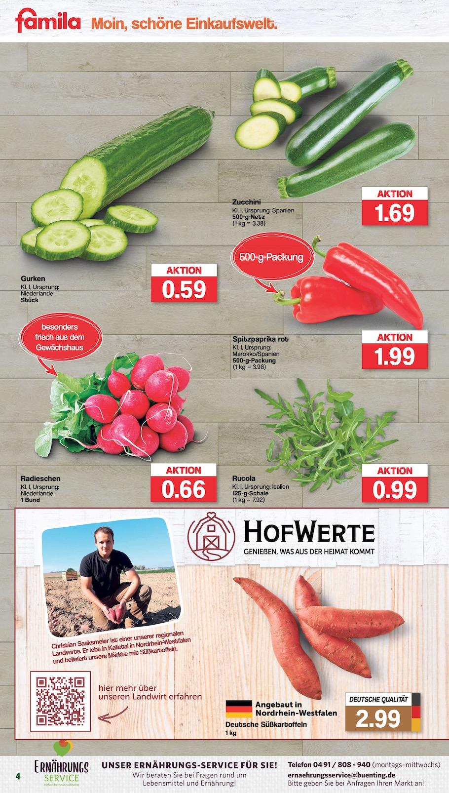 Famila Aktueller Prospekt ab Dienstag Seite 4