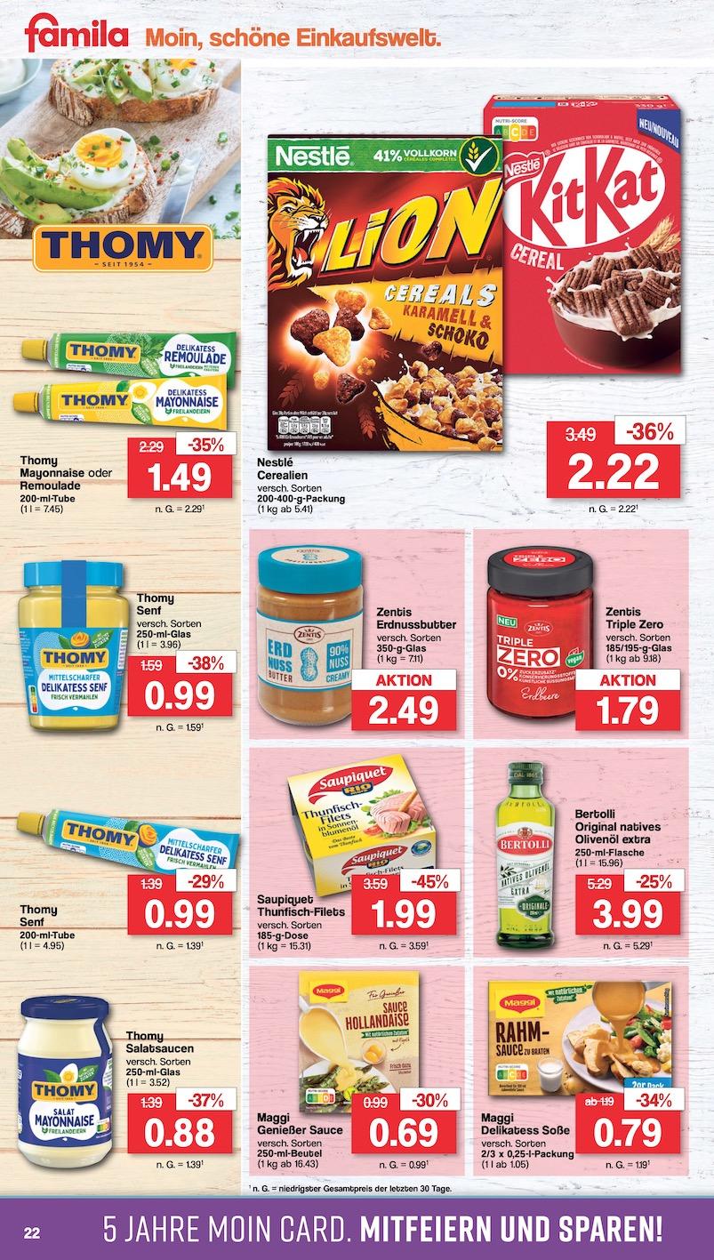 Famila Aktueller Prospekt ab Montag Seite 22