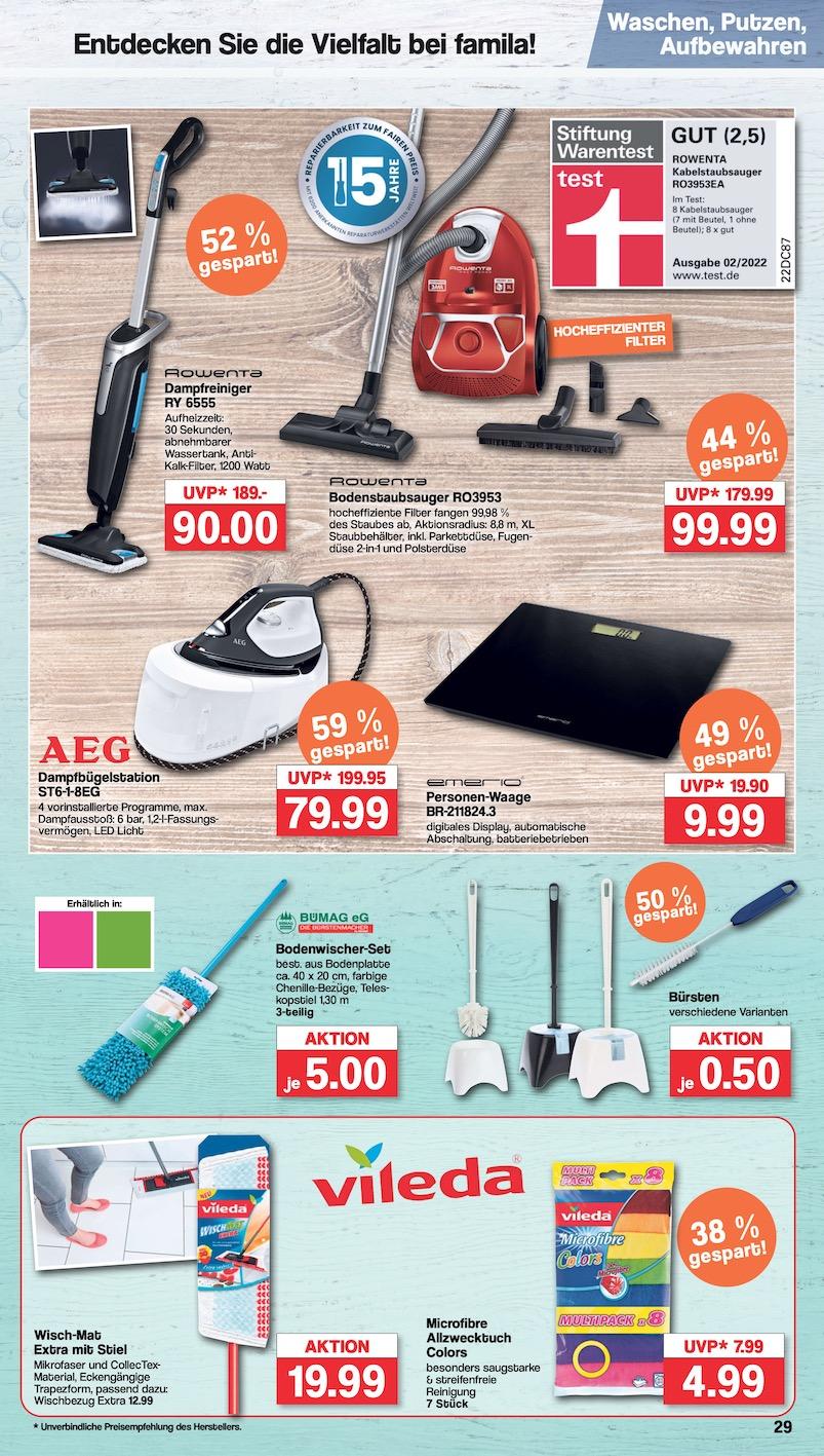 Famila Aktueller Prospekt ab Montag Seite 29