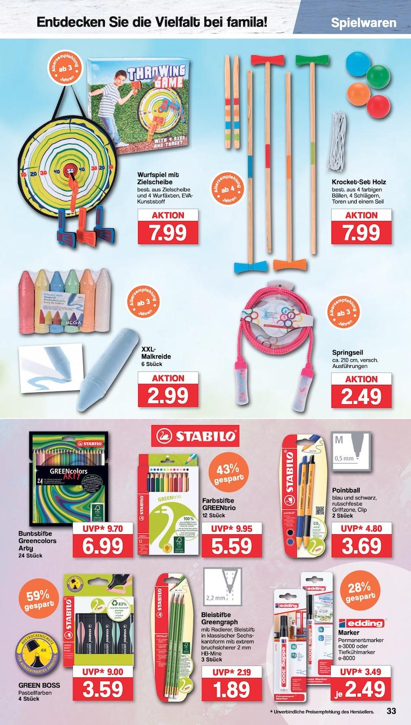 Famila Aktueller Prospekt ab Montag Seite 33
