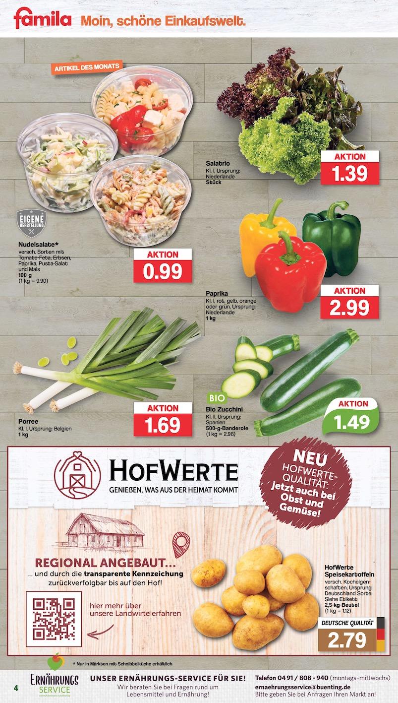 Famila Aktueller Prospekt ab Montag Seite 4
