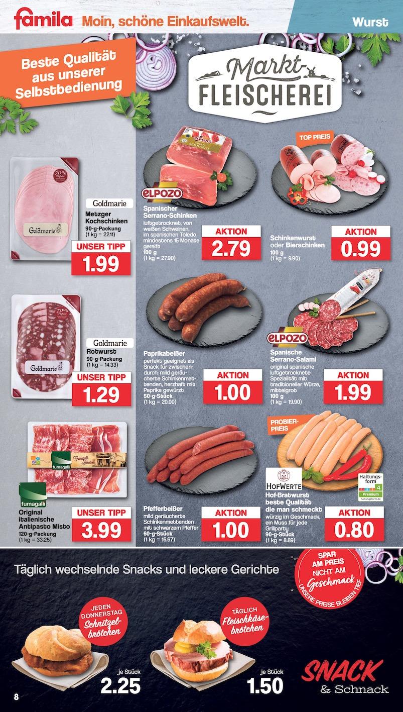 Famila Aktueller Prospekt ab Montag Seite 8