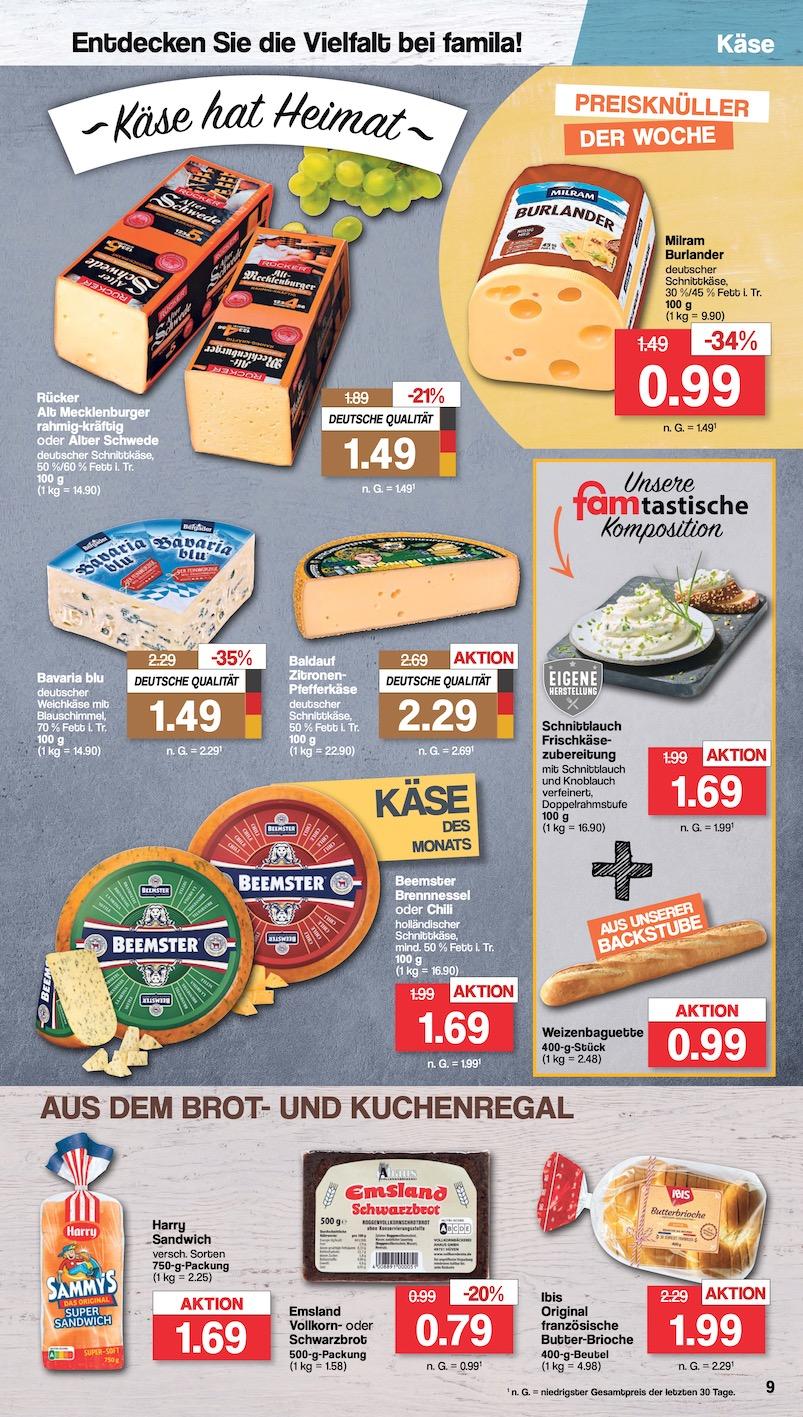 Famila Aktueller Prospekt ab Montag Seite 9
