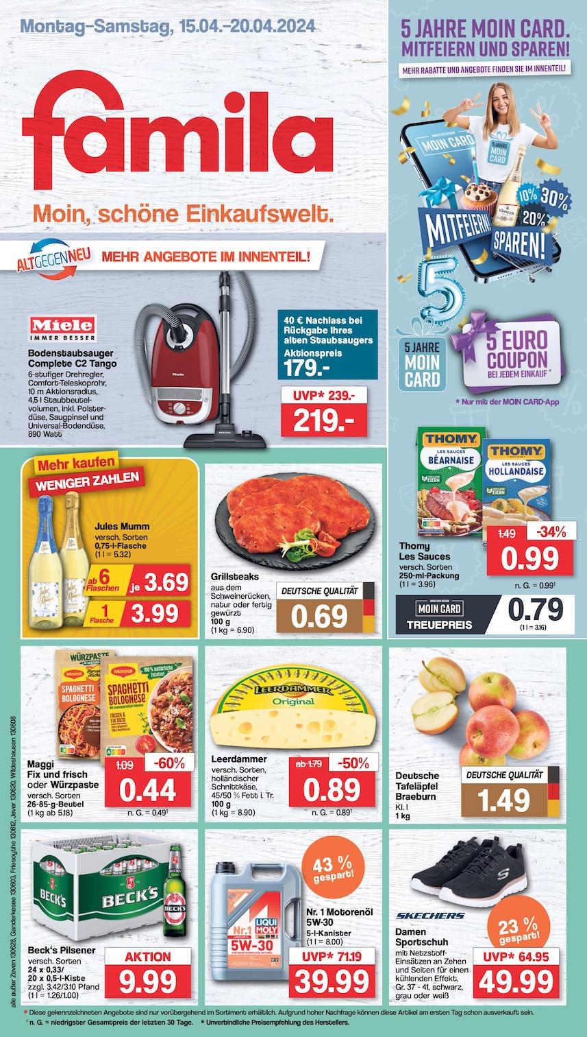 Famila Aktueller Prospekt ab Montag Seite 1