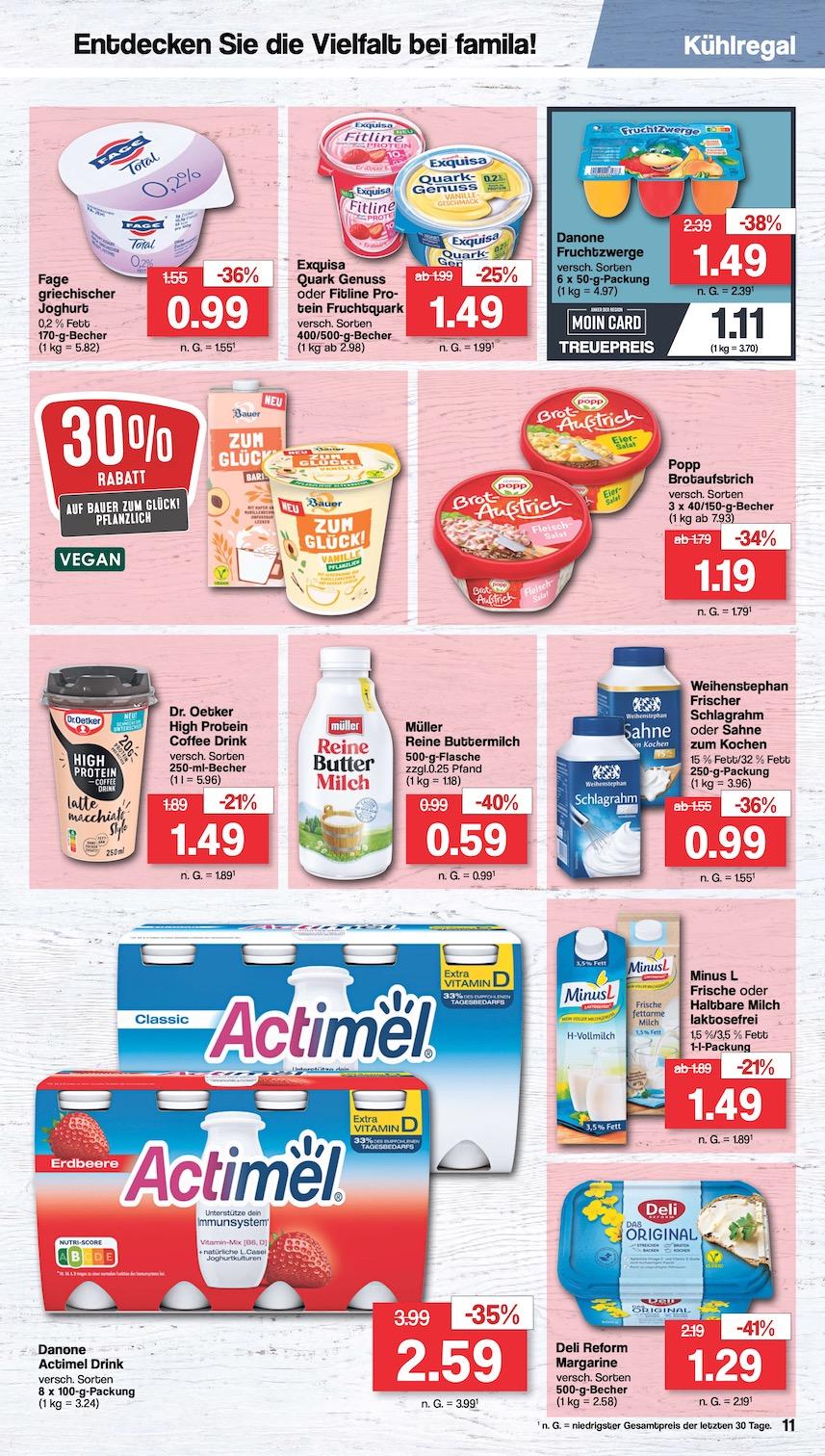 Famila Aktueller Prospekt ab Montag Seite 11