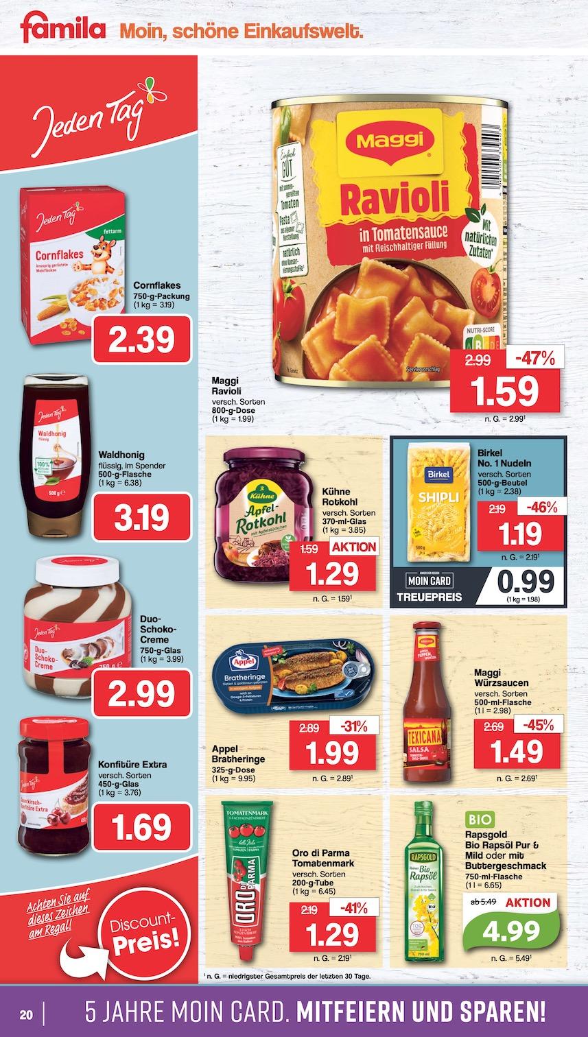 Famila Aktueller Prospekt ab Montag Seite 20