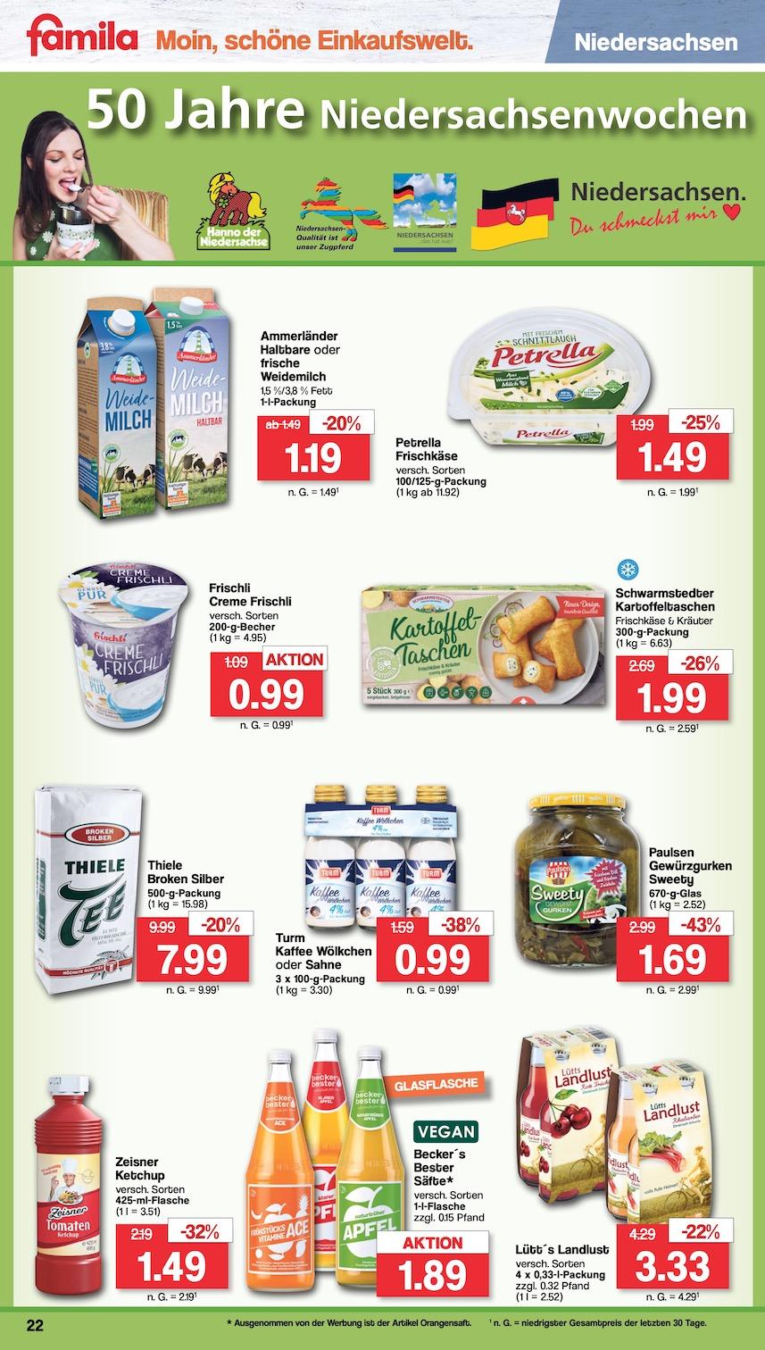 Famila Aktueller Prospekt ab Montag Seite 22