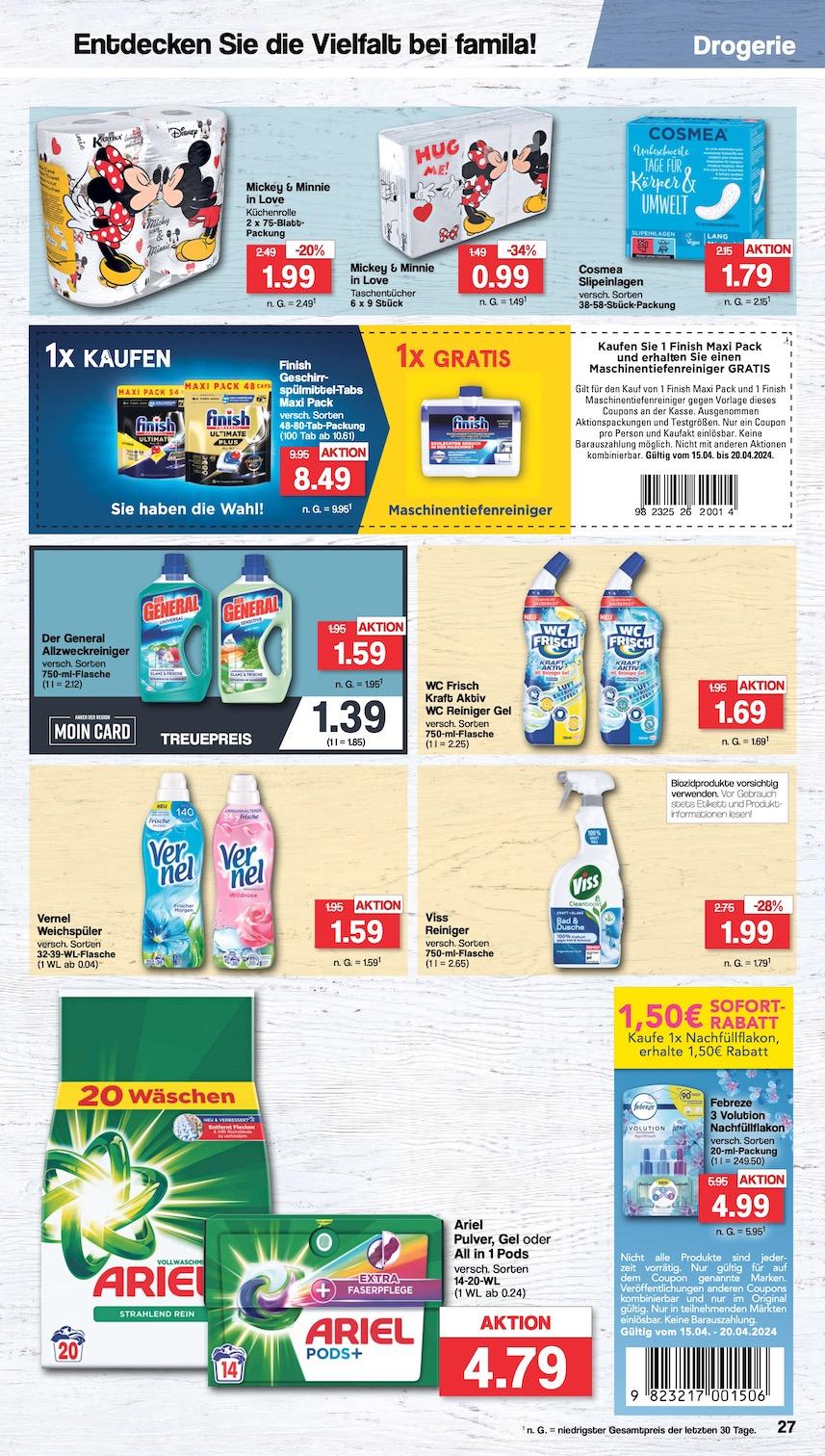 Famila Aktueller Prospekt ab Montag Seite 27