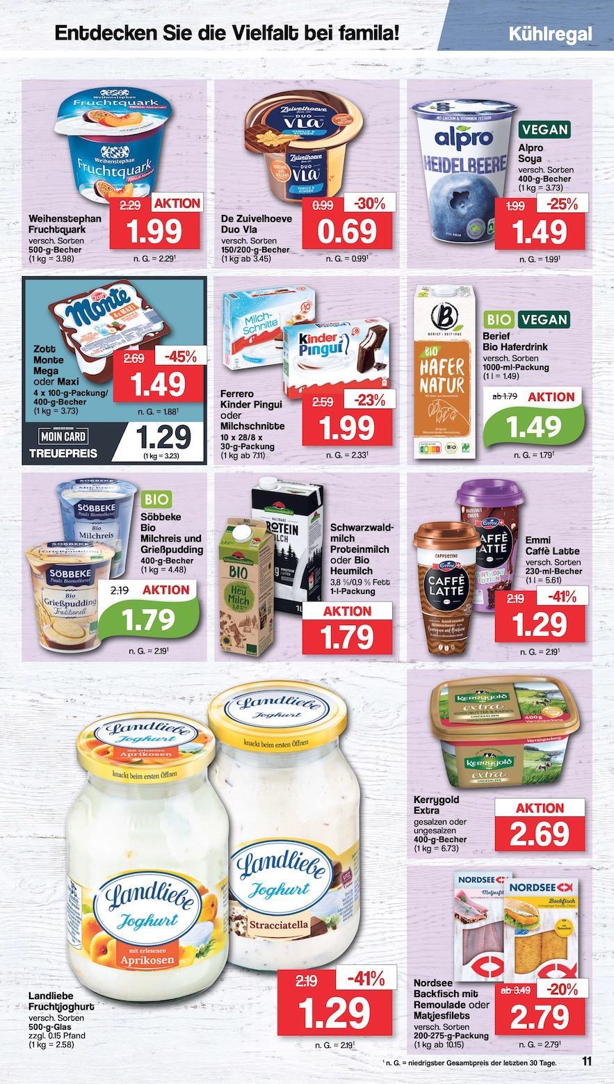 Famila Aktueller Prospekt ab Montag Seite 11
