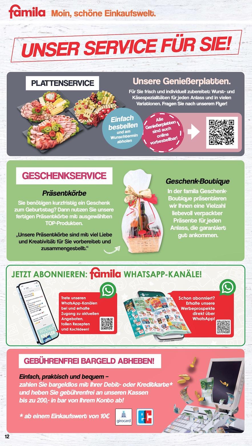 Famila Aktueller Prospekt ab Montag Seite 12