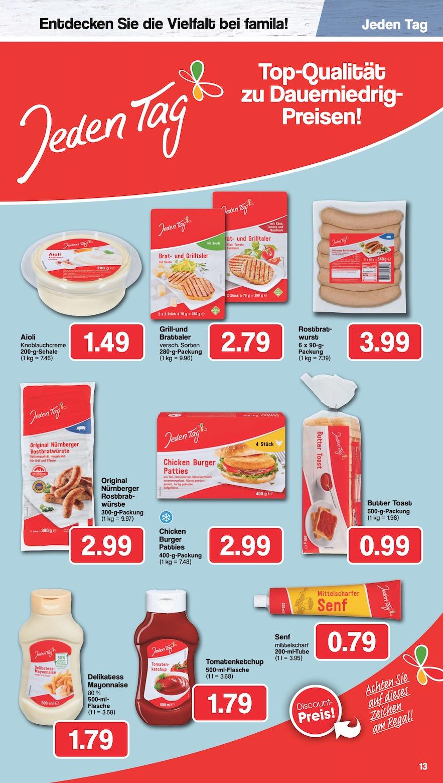 Famila Aktueller Prospekt ab Montag Seite 13