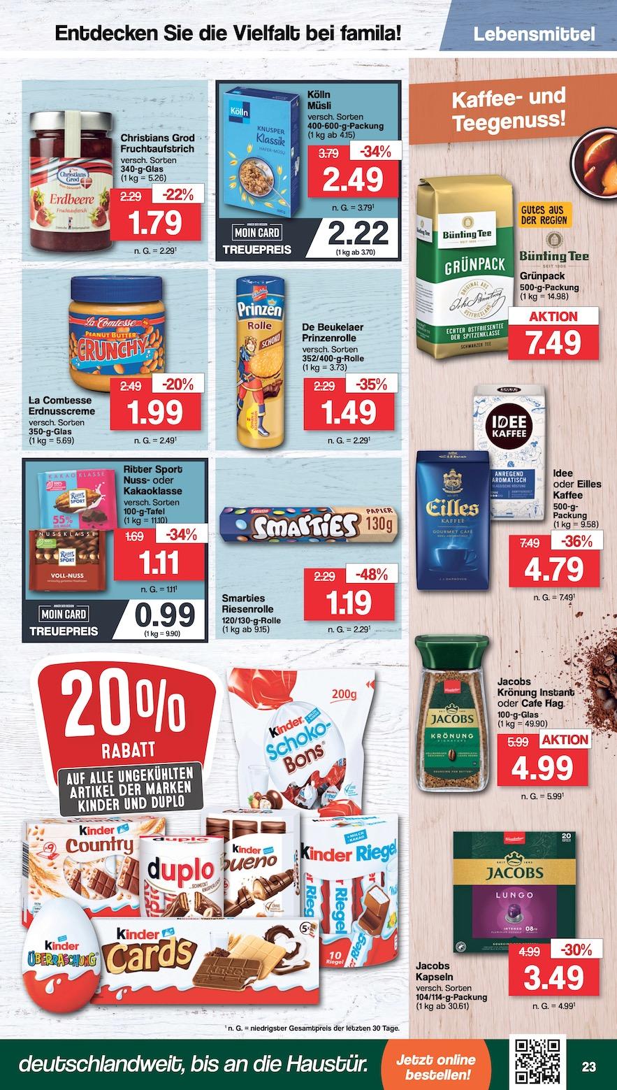 Famila Aktueller Prospekt ab Montag Seite 23
